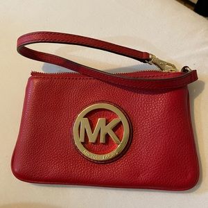 Michael Kors Leather Red Mini Bag